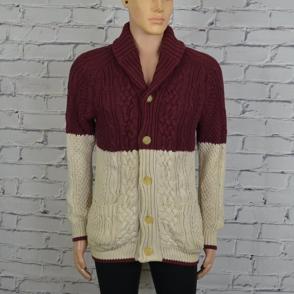 Mens Topman Cardigan Sweater size small